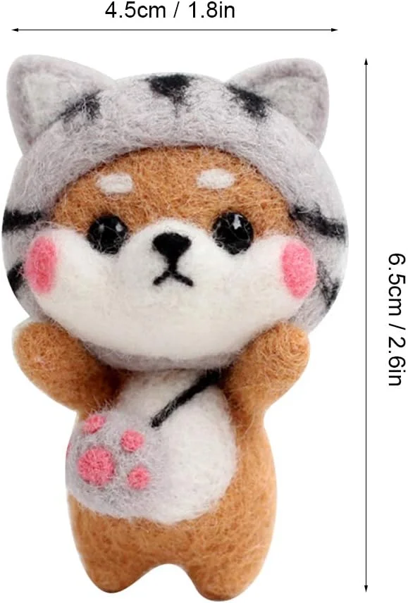 کیف مواد، نمد دوزی دستی فوق العاده زیبا، دکور جشنواره برای خانه کودکان و بزرگسالان (گربه گربه شیبا اینو) کیف مواد، نمد دوزی دستی فوق العاده زیبا، دکور جشنواره برای خانه کودکان و بزرگسالان (گربه گربه شیبا اینو)