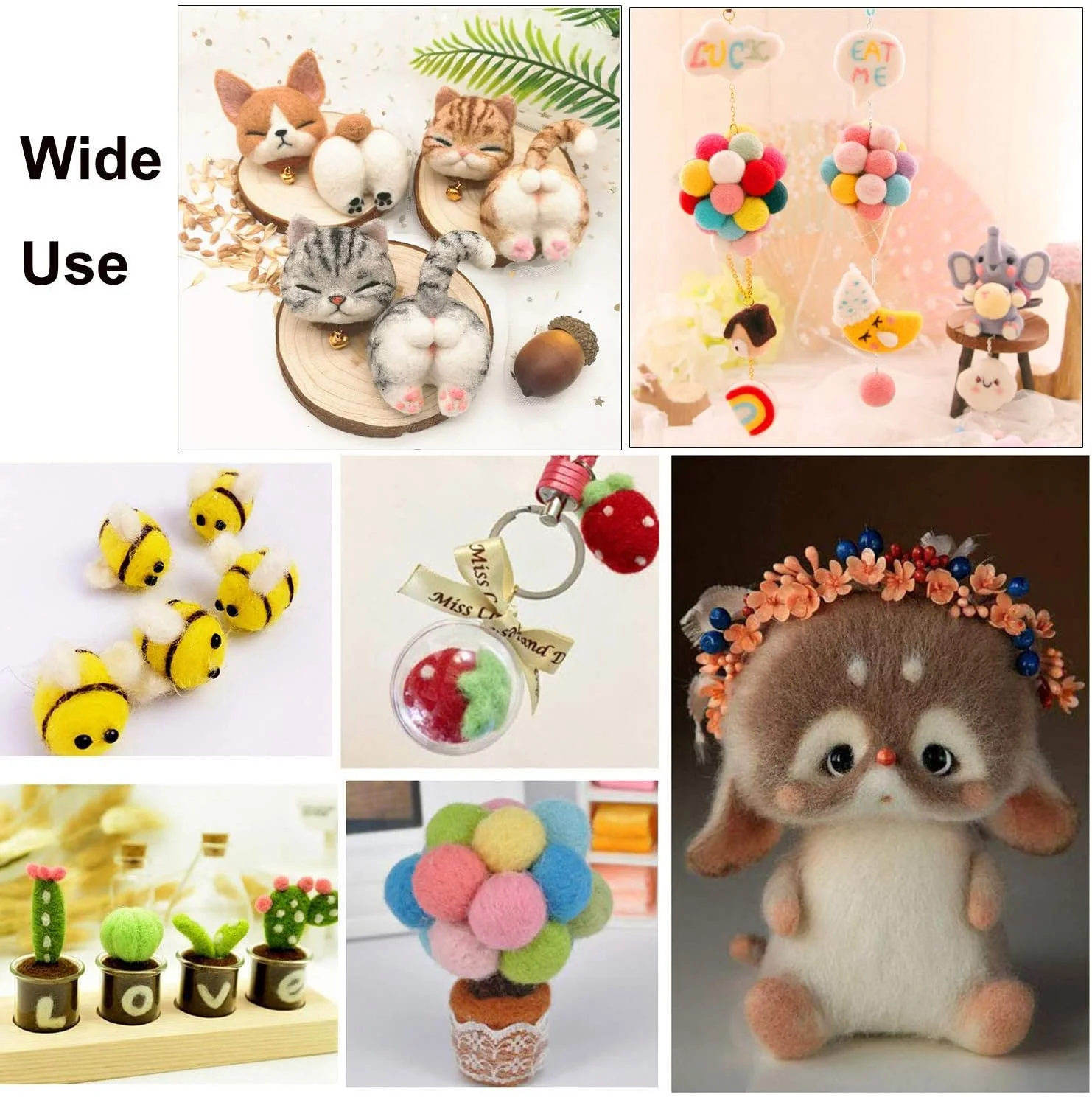 ست ابزار سوزن نمد دوزی MAKINGTEC، لوازم نمد دوزی کیت نمد دوزی با 90 عدد سوزن نمد دوزی، 3 عدد بطری سوزن، 2 عدد قلم نمد دوزی برای مبتدیان