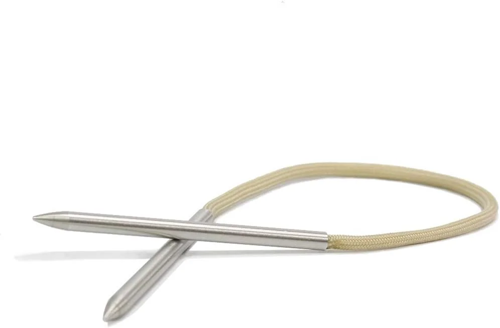 لوزن 5 عددی سوزن های بند پاراکورد استیل ضد زنگ 550، سوزن های بافت و دوخت بند، ابزار بافت سوزنی، نقره ای