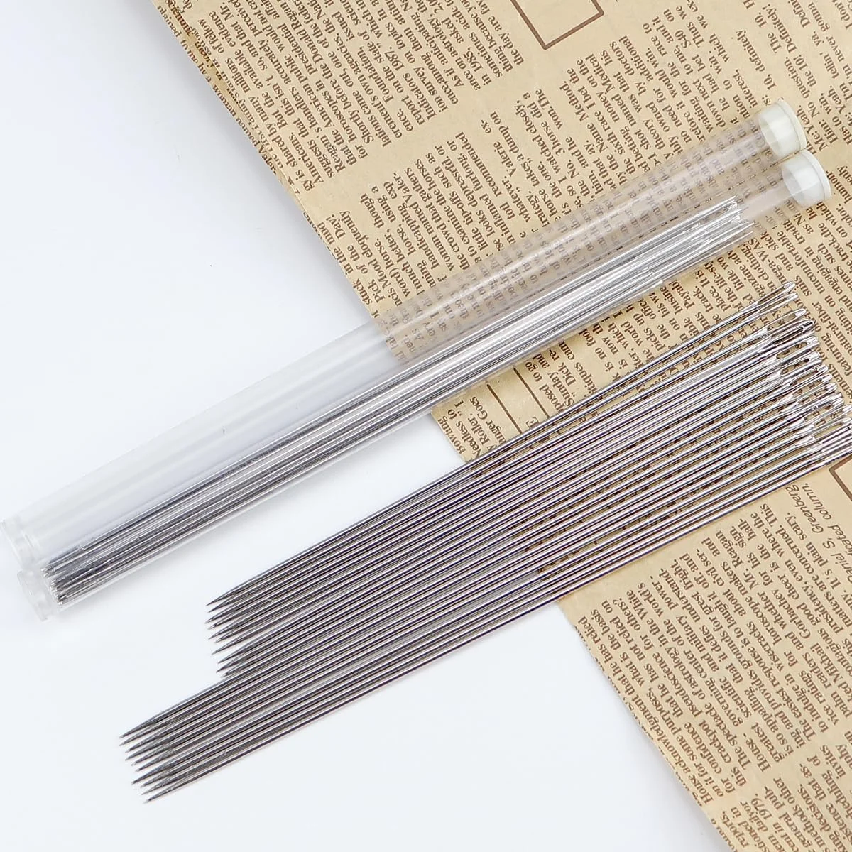 سوزن های لحاف دوزی بلند LNQ LUNIQI با سوراخ بزرگ، 20 عدد سوزن خیاطی دستی ضخیم، سوزن های عروسک استیل ضد زنگ فوق العاده بلند با بطری نگهداری برای عروسک سازی، چرم دوزی (2 سایز) سوزن های لحاف دوزی بلند LNQ LUNIQI با سوراخ بزرگ، 20 عدد سوزن خیاطی دستی ضخیم، سوزن های عروسک استیل ضد زنگ فوق العاده بلند با بطری نگهداری برای عروسک سازی، چرم دوزی (2 سایز)