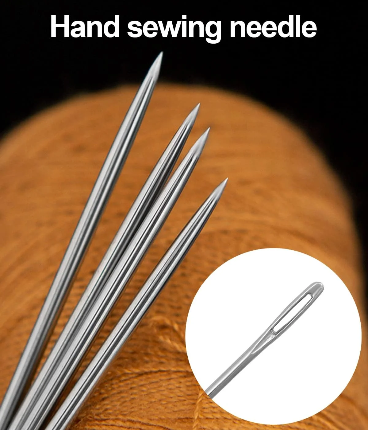 مجموعه سوزن های گلدوزی LIUJZZJ شامل 5 عدد سوزن خیاطی، متر اندازه گیری، سوزن های چشم نرم، سوزن های کند، سوزن های گلدوزی بدون نوک به همراه لوله کوچک و قیچی برای صنایع دستی خیاطی دستی