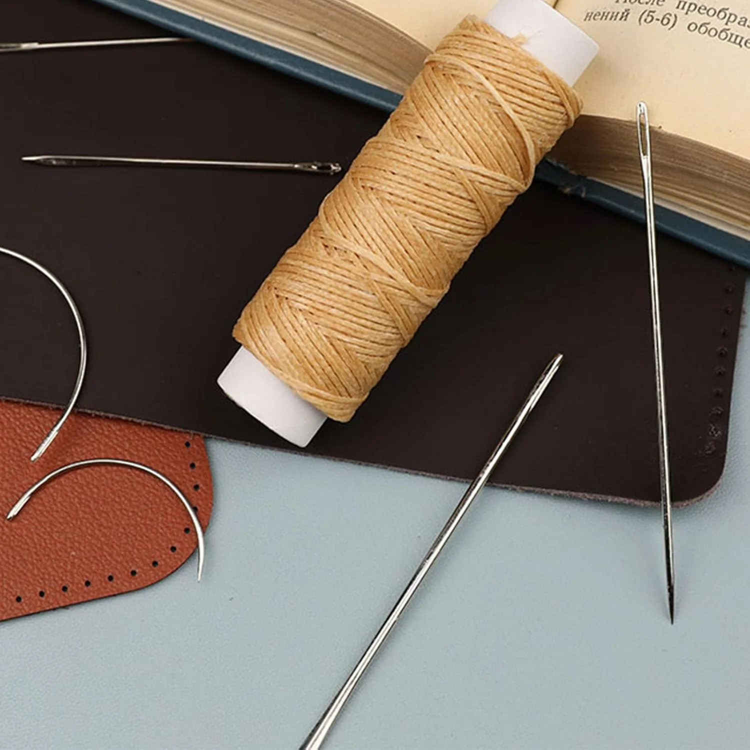 ست 10 عددی سوزن خیاطی چرم، سوزن روکش دوزی، سوزن منحنی، سوزن گلدوزی، سوزن خیاطی دستی چرم برای صنایع دستی