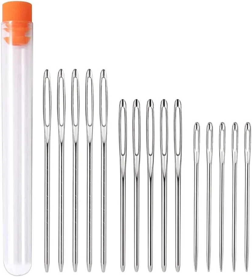 سوزن بافندگی چشم بزرگ، سوزن های بخیه زنی کند، سوزن های خیاطی دستی استیل ضد زنگ به همراه سوزن های بخیه زنی لوله ای، سوزن های چشم بزرگ برای خیاطی 15 عددی سوزن بافندگی چشم بزرگ، سوزن های بخیه زنی کند، سوزن های خیاطی دستی استیل ضد زنگ به همراه سوزن های بخیه زنی لوله ای، سوزن های چشم بزرگ برای خیاطی 15 عددی