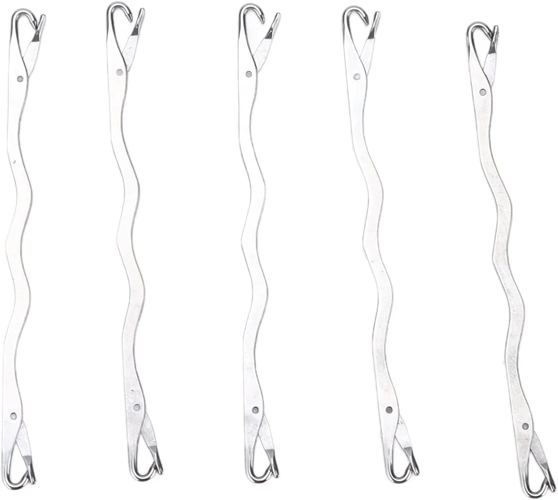 سوزن های تعمیر جرس قلاب بافی دو سر ابزار کیت لوازم جانبی دو سر استیل ضد زنگ 5 عددی لوازم جانبی ماشین خانگی آلیاژ استیل