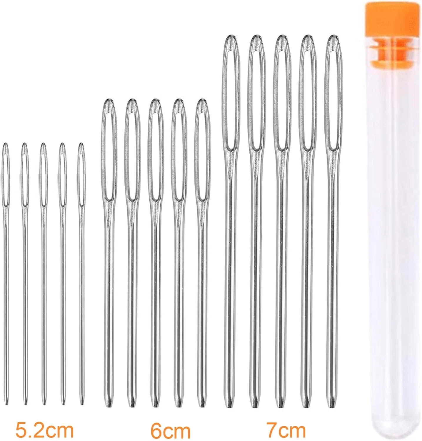 سوزن پشم دوزی جیملا، سوزن های گلدوزی در 3 سایز، سوزن های دستی با 1 لوله ذخیره سازی برای تکه دوزی، لحاف دوزی، کوک متقاطع، گلدوزی بافتنی بوم (15 عدد) سوزن پشم دوزی جیملا، سوزن های گلدوزی در 3 سایز، سوزن های دستی با 1 لوله ذخیره سازی برای تکه دوزی، لحاف دوزی، کوک متقاطع، گلدوزی بافتنی بوم (15 عدد)