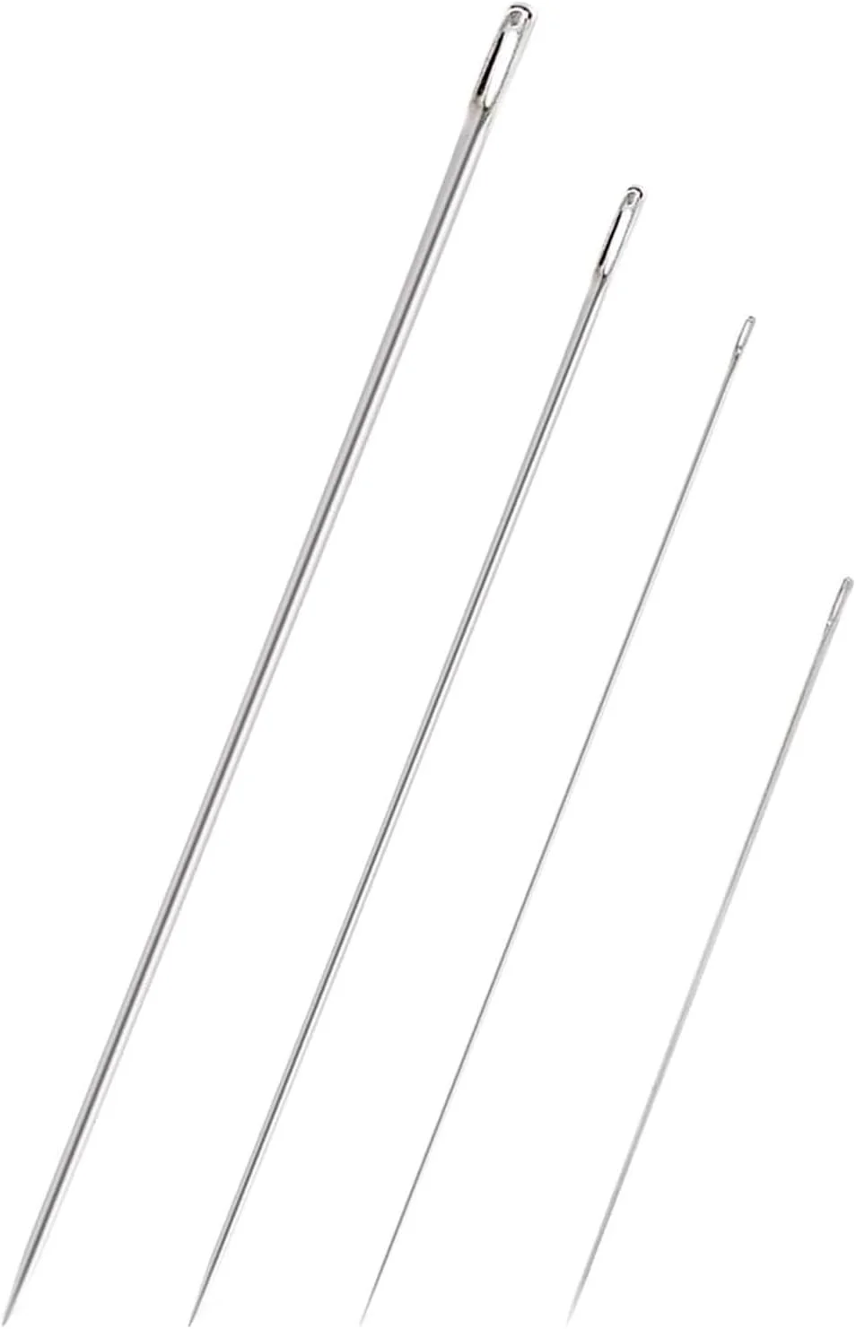 هنبای 4 عدد سوزن دستی بلند صاف 6/9/10/12 اینچی، سوزن های خیاطی روکش مبلمان برای روکش کاری منزل، تسمه، فرش، چرم، تعمیر بوم، پروژه های هنری و صنایع دستی هنبای 4 عدد سوزن دستی بلند صاف 6/9/10/12 اینچی، سوزن های خیاطی روکش مبلمان برای روکش کاری منزل، تسمه، فرش، چرم، تعمیر بوم، پروژه های هنری و صنایع دستی