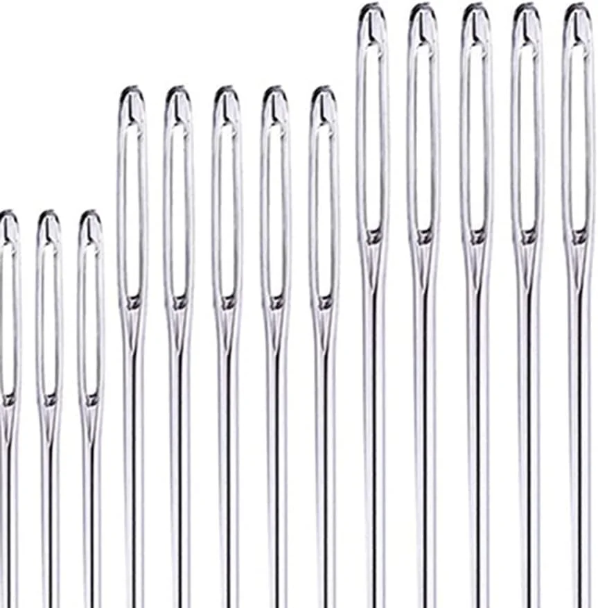 25 عدد سوزن خیاطی صنایع دستی خانگی برای گلدوزی، بخیه زدن و بافتنی 25 عدد سوزن خیاطی صنایع دستی خانگی برای گلدوزی، بخیه زدن و بافتنی