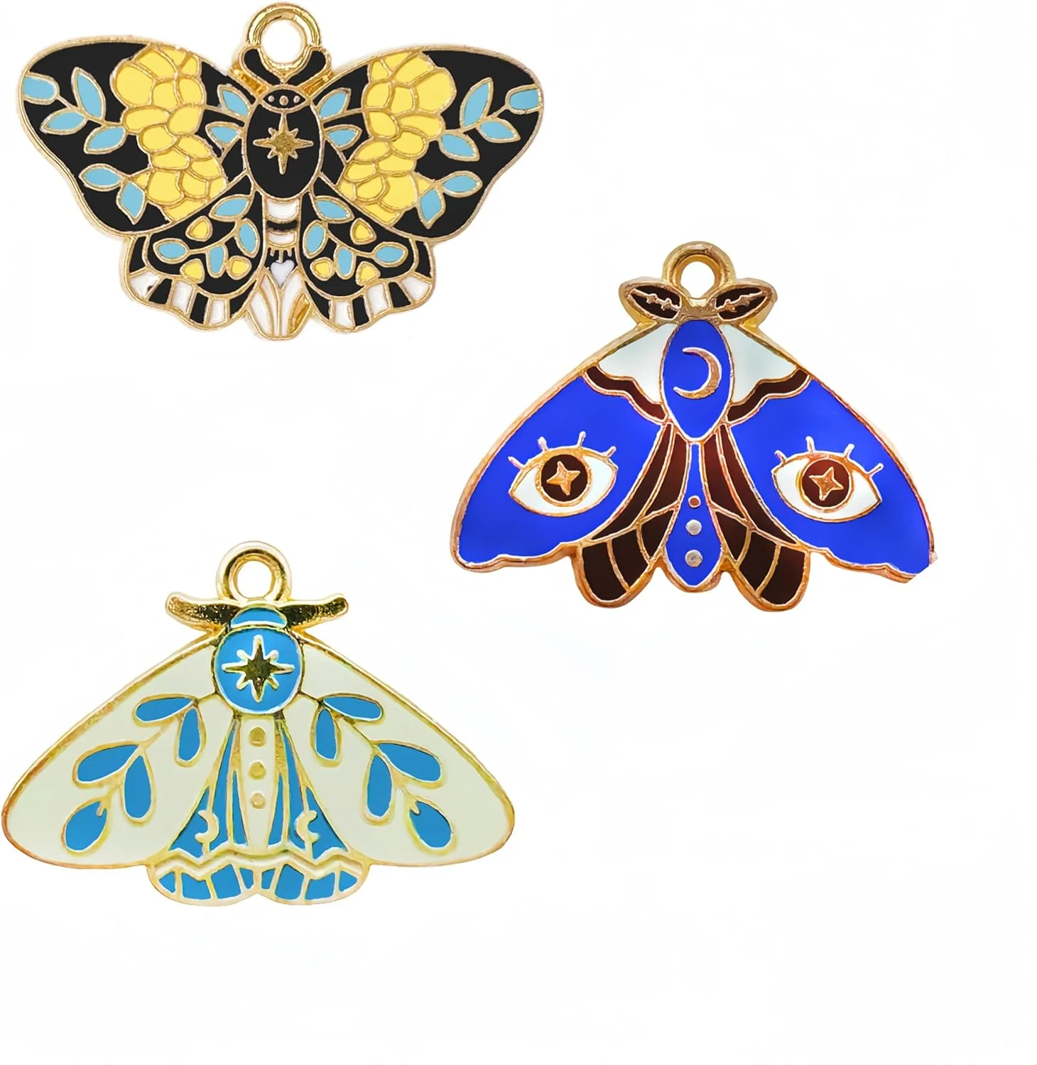 هن یان ام اچ ایکس اچ نگهدارنده سوزن مغناطیسی طرح پروانه (3 عددی) مناسب گلدوزی، خیاطی، نگهداری سوزن و سنجاق