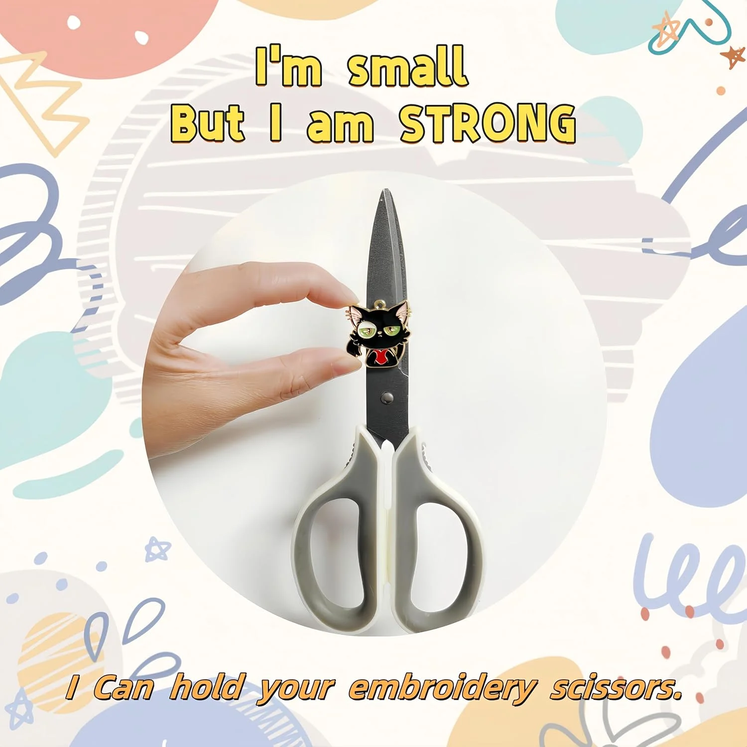 HENYANMHXH نگهدارنده سوزن مغناطیسی بچه گربه (3 عددی) برای گلدوزی، خیاطی، نگهداری سوزن و سنجاق