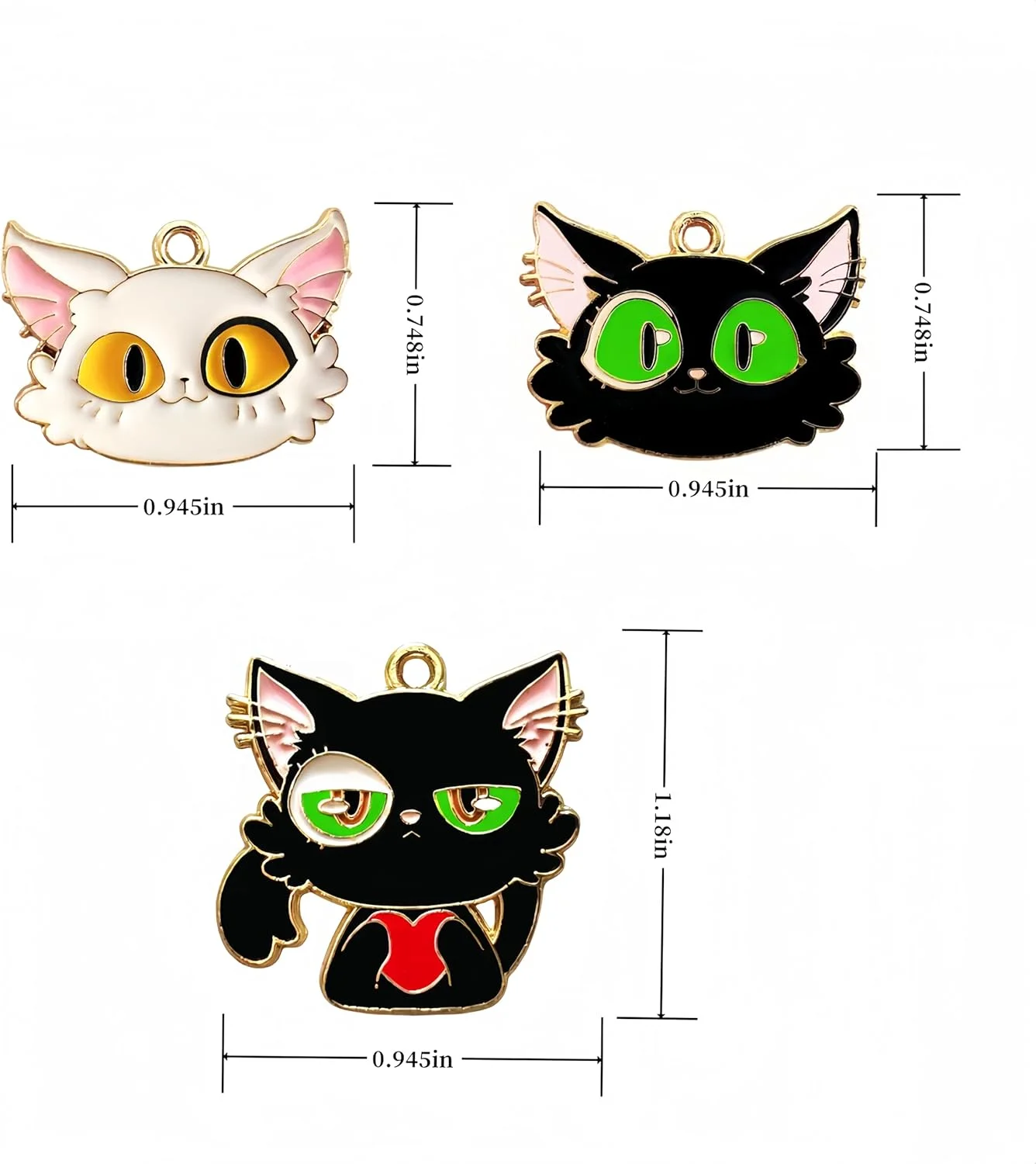 HENYANMHXH نگهدارنده سوزن مغناطیسی بچه گربه (3 عددی) برای گلدوزی، خیاطی، نگهداری سوزن و سنجاق