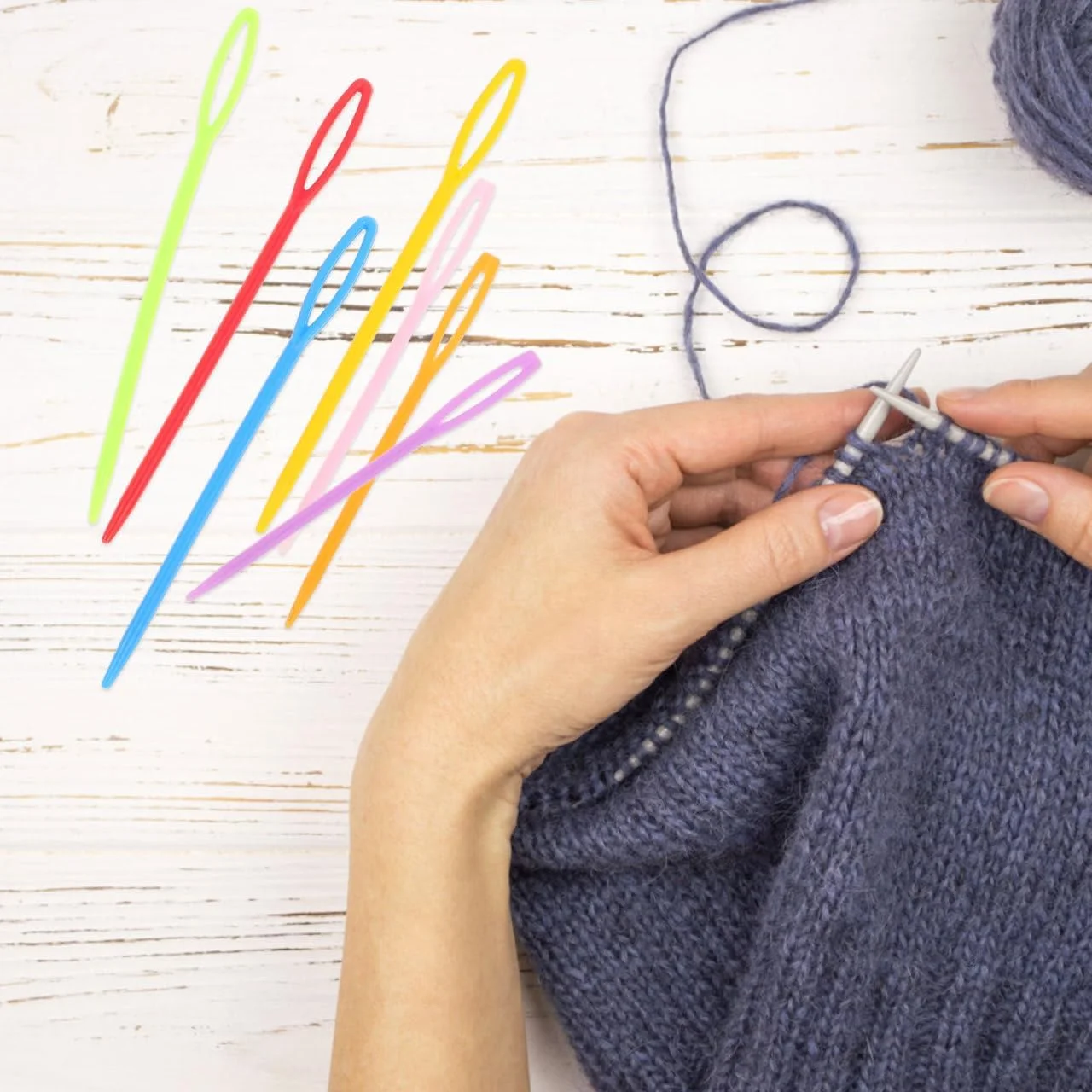 Healifty 40 عدد سوزن خیاطی پلاستیکی با چشم بزرگ، سوزن های بافندگی نخ، سوزن های آموزشی، سوزن های ایمنی گلدوزی، ابزار بافتنی ژاکت Healifty 40 عدد سوزن خیاطی پلاستیکی با چشم بزرگ، سوزن های بافندگی نخ، سوزن های آموزشی، سوزن های ایمنی گلدوزی، ابزار بافتنی ژاکت