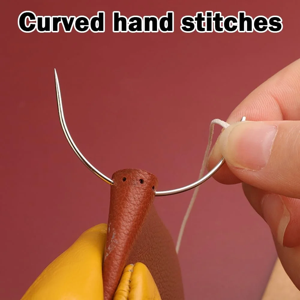 ست سوزن خمیده 48 عددی، سوزن خمیده، سوزن های بافتنی نقره ای سنگین، ایده آل برای چرم، تعمیر بوم، درجه حرفه ای، ساخت بادوام، مناسب برای علاقه مندان به DIY و خیاطی ست سوزن خمیده 48 عددی، سوزن خمیده، سوزن های بافتنی نقره ای سنگین، ایده آل برای چرم، تعمیر بوم، درجه حرفه ای، ساخت بادوام، مناسب برای علاقه مندان به DIY و خیاطی