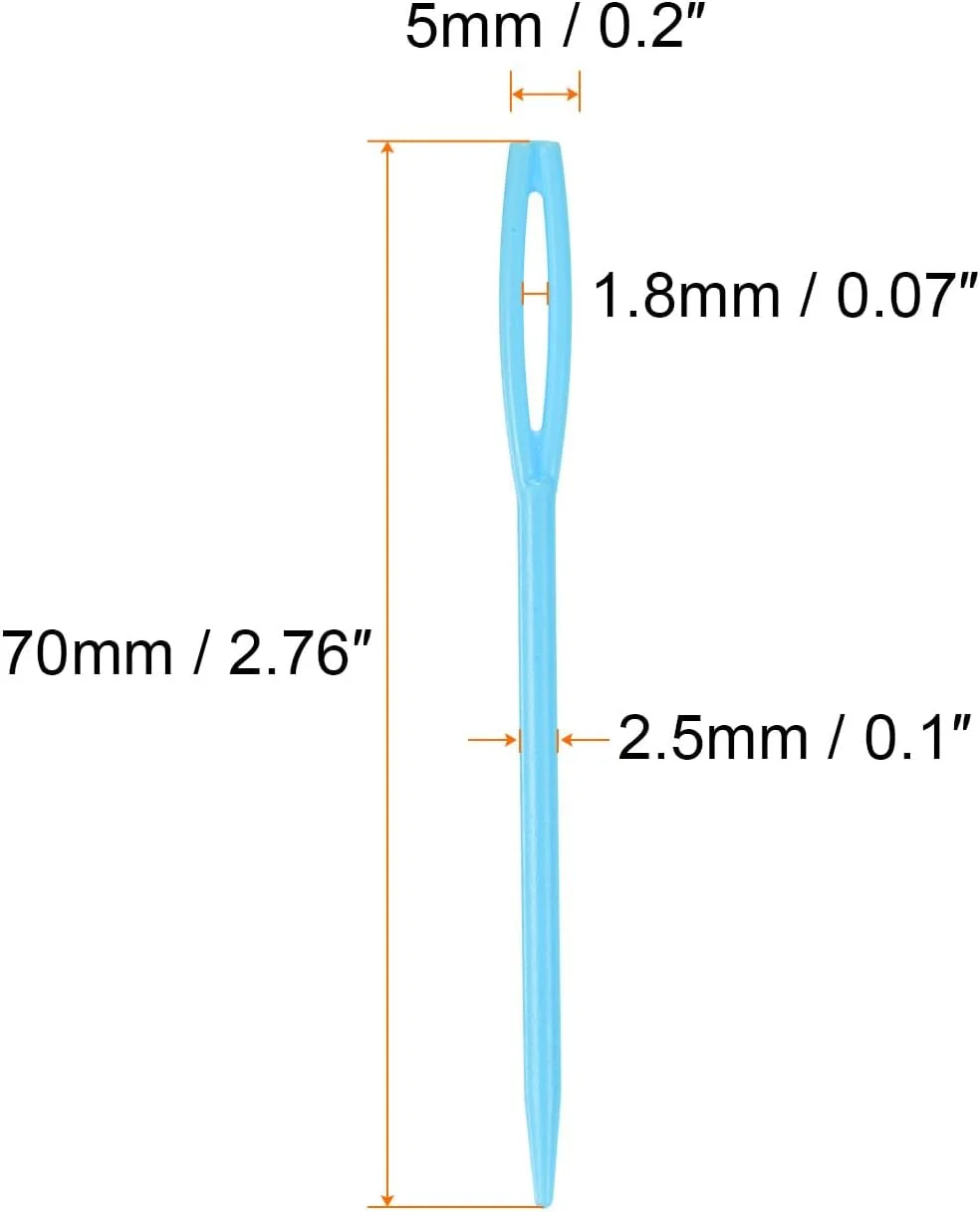 سوزن های خیاطی پلاستیکی HARFINGTON، 90 عدد، طول 7 سانتی متر، سوزن های ضخیم چشم بزرگ، سوزن های آموزشی برای خیاطی، صنایع دستی دست ساز، لوازم DIY، بخیه زدن، آبی سوزن های خیاطی پلاستیکی HARFINGTON، 90 عدد، طول 7 سانتی متر، سوزن های ضخیم چشم بزرگ، سوزن های آموزشی برای خیاطی، صنایع دستی دست ساز، لوازم DIY، بخیه زدن، آبی