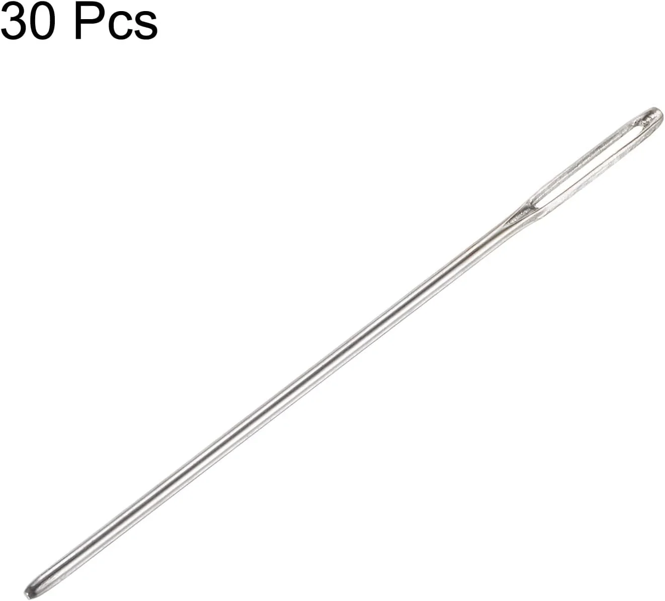 سوزن های کوبلن استیل ضد زنگ هارفینگتون با نوک گرد و چشم بزرگ 2 اینچی، 30 عددی، مناسب برای بافندگی، خیاطی، چرم دوزی و گلدوزی