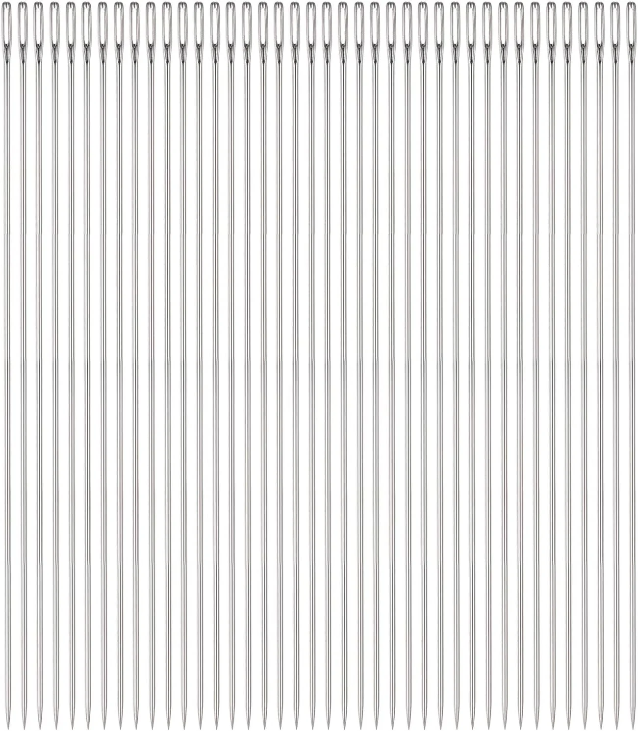 هارفینگتون 40 عدد سوزن خیاطی چشم بزرگ 17.5 سانتیمتری، سوزن چرمی، سوزن گلدوزی بلند و مستقیم دستی، نخکردن آسان، استیل ضد زنگ برای رفو هارفینگتون 40 عدد سوزن خیاطی چشم بزرگ 17.5 سانتیمتری، سوزن چرمی، سوزن گلدوزی بلند و مستقیم دستی، نخکردن آسان، استیل ضد زنگ برای رفو