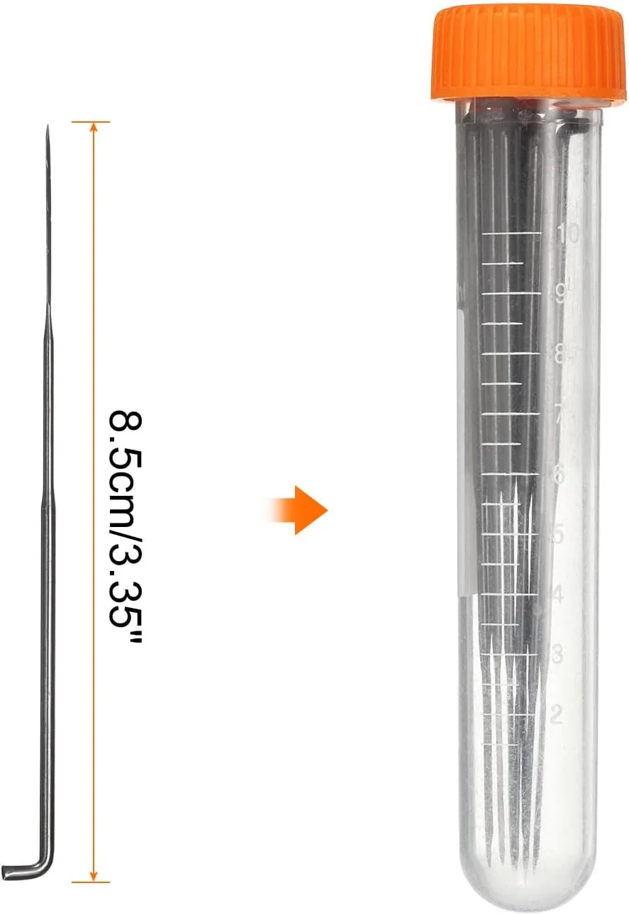 ست سوزن نمدی پشمی 20 عددی HARFINGTON، 3.35 اینچ، لوازم جانبی ابزار کیت سوزن زنی دستی برای نمد دوزی پشمی