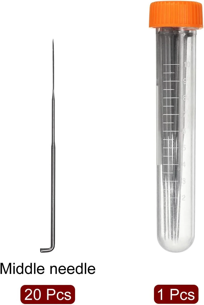 ست سوزن نمدی پشمی 20 عددی HARFINGTON، 3.35 اینچ، لوازم جانبی ابزار کیت سوزن زنی دستی برای نمد دوزی پشمی