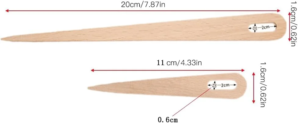 هاوسی بسته 5 عددی سوزن نالبافی چوبی، سوزن قلاب بافی بافتنی چوبی، چوب دستی بافندگی، خیاطی ملیله دوزی، ساخت کاردستی DIY