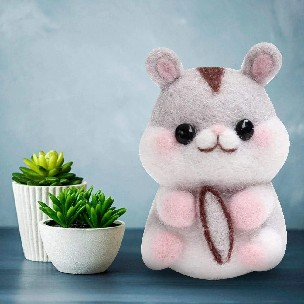 سوزن های نمدی پشمی دست ساز، کیت نمدی سوزنی دستی عروسک سازی قابل حمل نفیس برای ابزارهای DIY صنایع دستی برای جایگزینی صنایع دستی جشنواره برای نمد پشمی زیبا