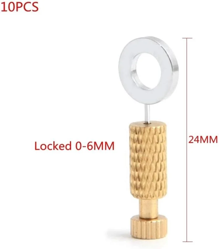 GZDodek 10 عدد سوزن های موقعیت یابی دوخت چرم DIY / مجموعه ابزار بخیه ثابت (رنگ: 10 عدد 0.6 میلی متر) (10 عدد 0.6 میلی متر)