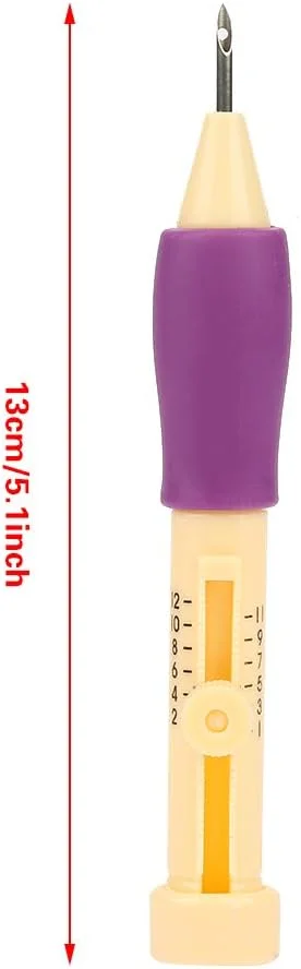 سوزن پانچ گلدوزی حرفه ای فرن، کیت سوزن پانچ، خیاطی برای دوخت، ست ابزار قلاب بافی دسته سوزن پانچ سوزن پانچ گلدوزی حرفه ای فرن، کیت سوزن پانچ، خیاطی برای دوخت، ست ابزار قلاب بافی دسته سوزن پانچ