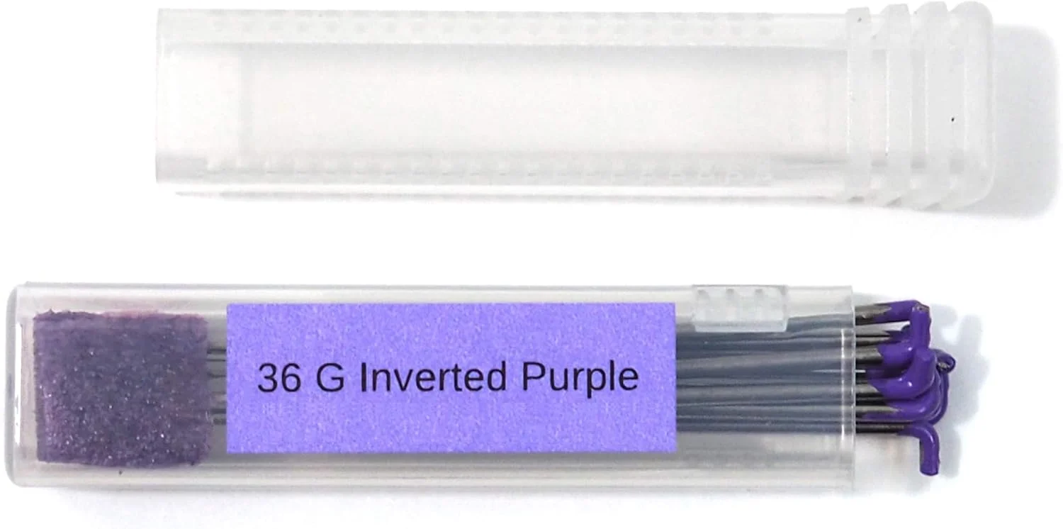 سوزن های نمد مالی - بسته 10 عددی سوزن - گیج 36 معکوس وارونه - سوزن - مناسب برای پشم کارد شده - پشم رِوینگ - نخ - پارچه نبافته - ابزار سوزن