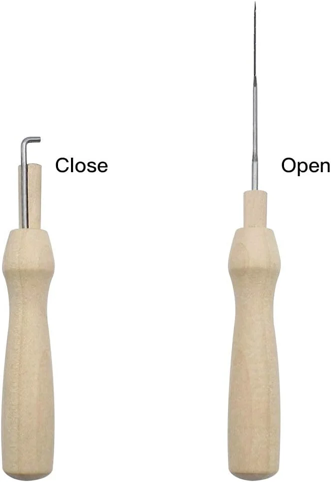 ست 36 عددی سوزن نمد دوزی شامل 3 سایز مختلف، ابزار سوزن نمدی پانچ استایل، سوزن های مثلثی با دسته، نگهدارنده ابزار سوزن نمدی و انگشتانه برای کاردستی اسباب بازی DIY