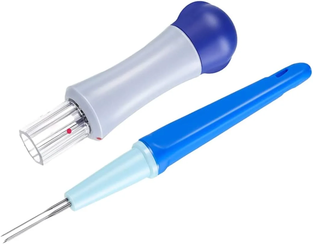 ابزار سوزن نمد دوزی مدل قلمی با 3 سوزن و مدل پانچ با 7 سوزن