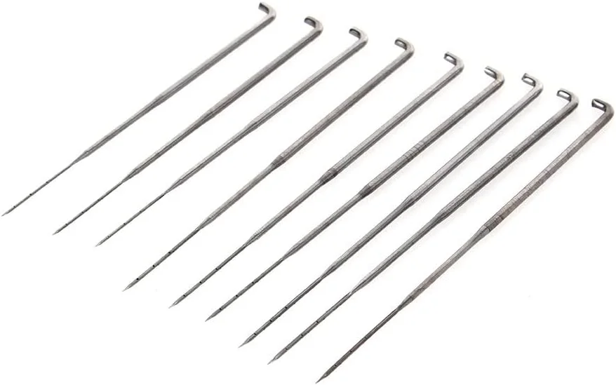 سوزن های نمد دوزی پشمی برای کاردستی، ابزار خیاطی خانگی DIY در 3 سایز 79mm، 86mm، 91mm (از هر سایز 3 عدد)