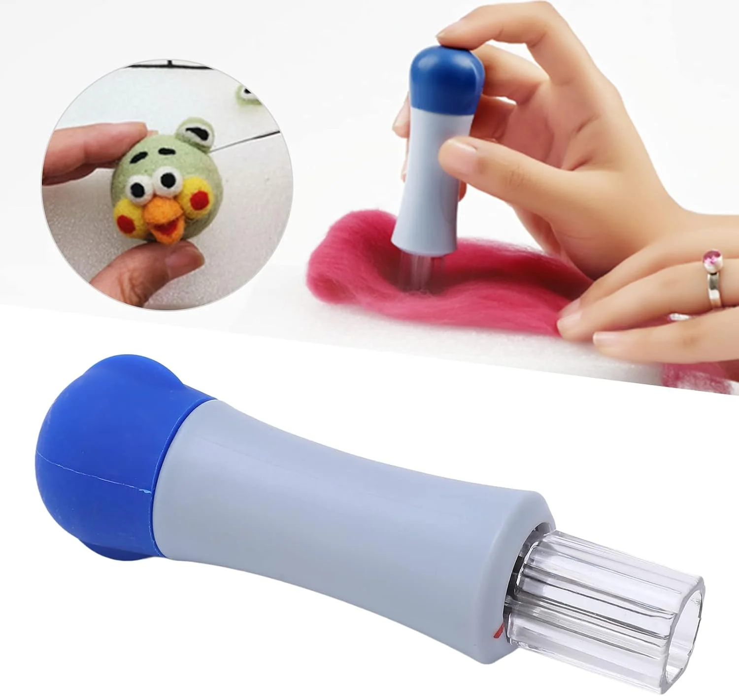 سوزن نمد دوزی DIY، طول 9 سانتی متر / 3.5 اینچ، مناسب برای لوازم خانگی پولیشی