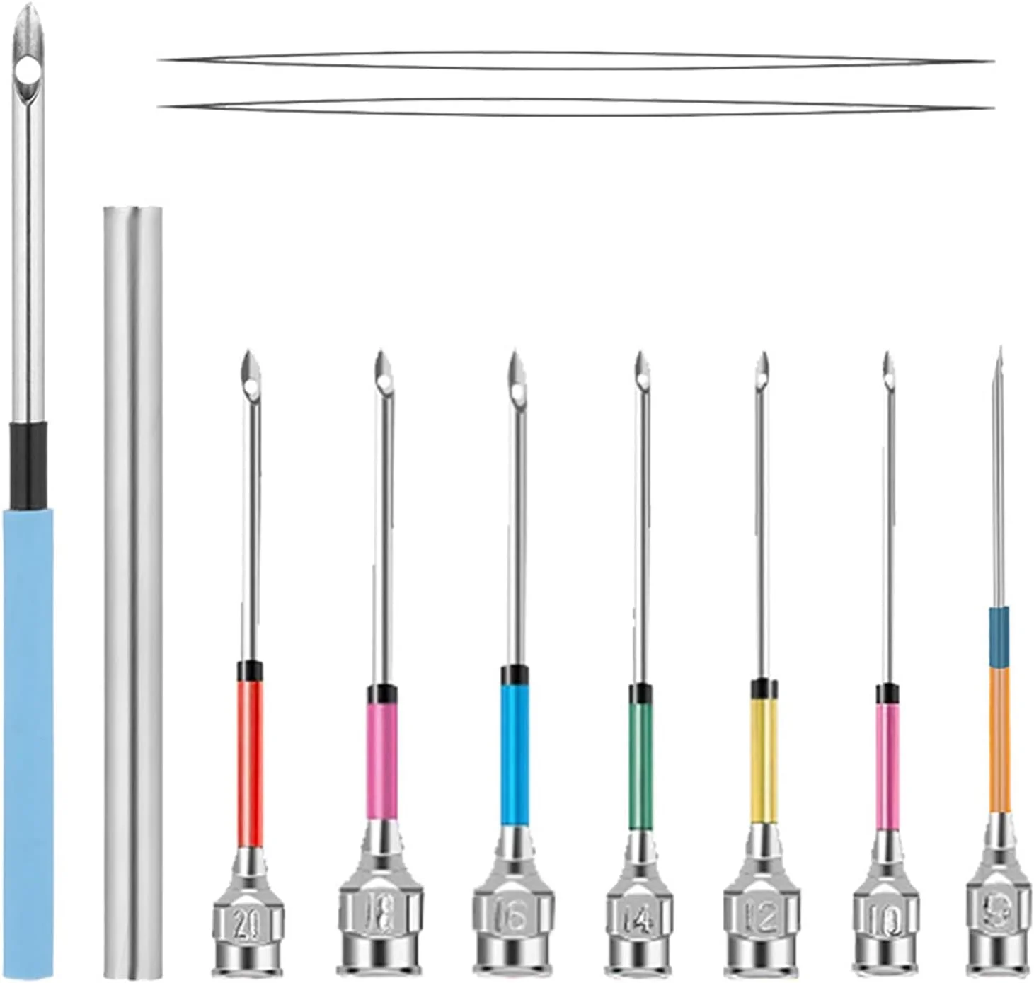 کیت سوزن نمدی، ابزار نمدی پشمی، مجموعه سوزن پانچ بخیه با دسته برای کاردستی پشمی، کیت ابزار سوزن نمدی پشمی