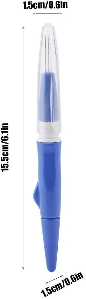 قلم سوزندوزی نمدی با 3 سوزن ظریف، ابزار ست لوازم نمدی پشمی، کاردستی DIY (آبی) قلم سوزندوزی نمدی با 3 سوزن ظریف، ابزار ست لوازم نمدی پشمی، کاردستی DIY (آبی)