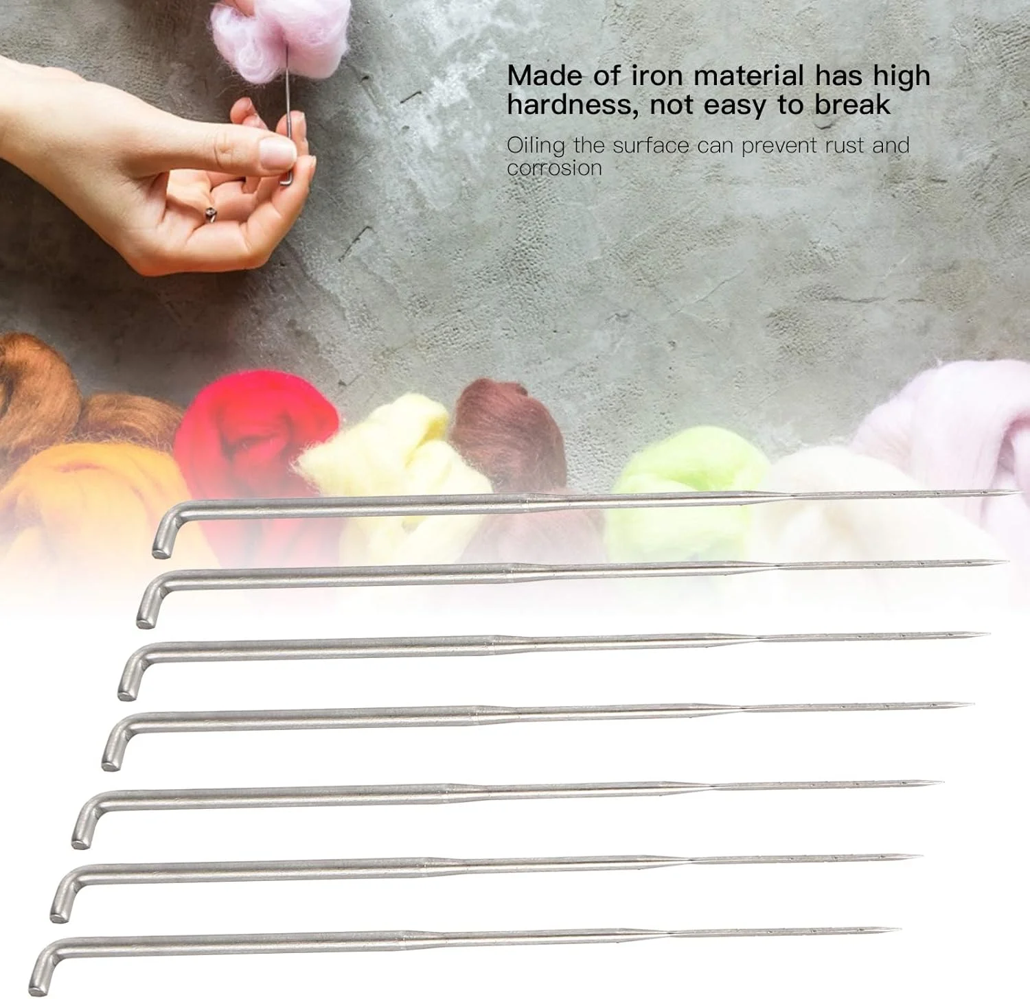 سوزن های جیبی FBITE، ابزار نمد زنی سوزنی بادوام برای قلاب زنی، انعطاف پذیری و پیرایش برای اکثر افراد