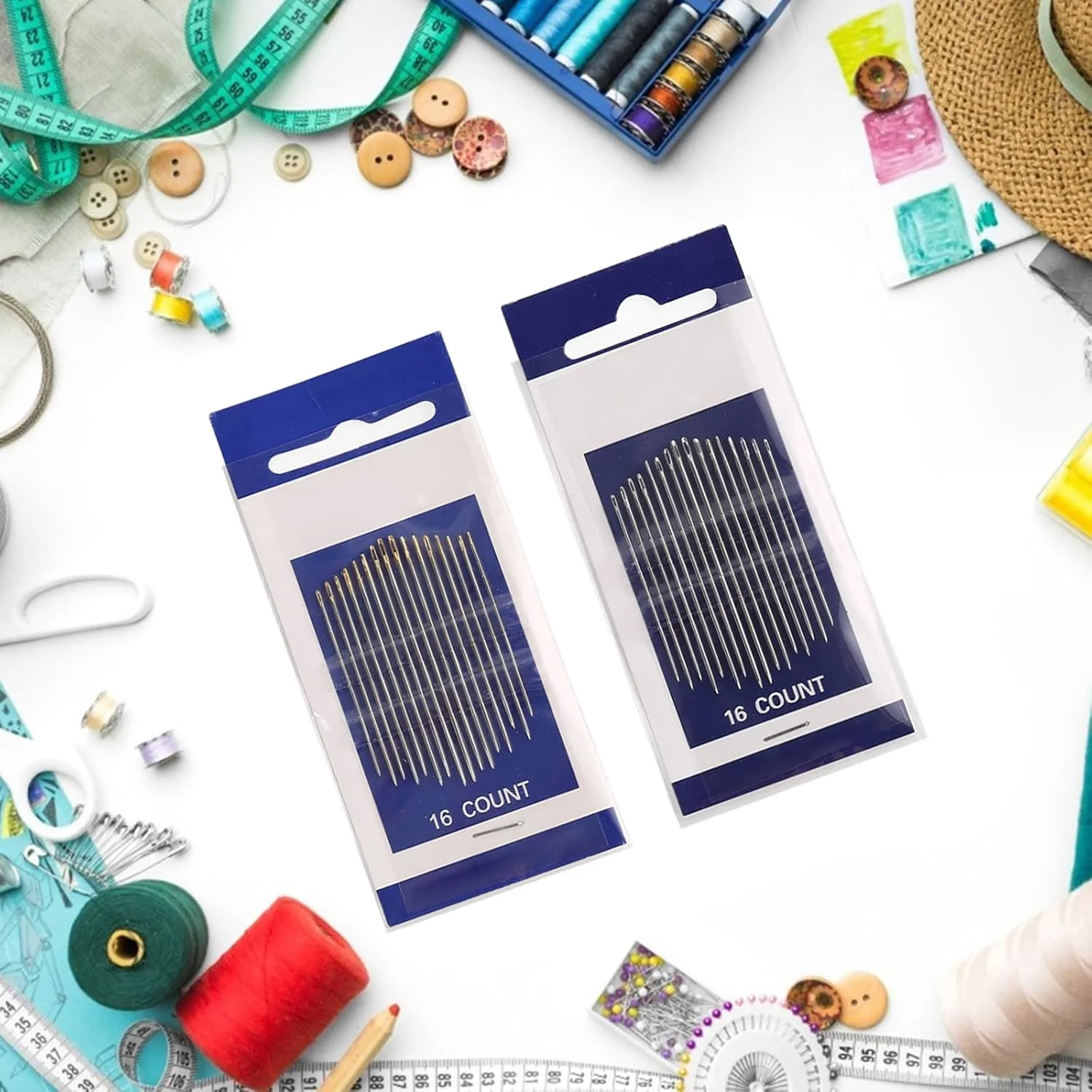 سوزن بزرگ آلیاژی برای نخ کشی آسان و پروژه های هنری نساجی حرفه ای، سوزن آلیاژی برای خیاطی سوزن بزرگ آلیاژی برای نخ کشی آسان و پروژه های هنری نساجی حرفه ای، سوزن آلیاژی برای خیاطی