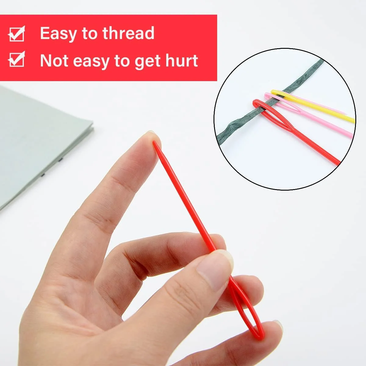 سوزن های پلاستیکی خیاطی چشم بزرگ Fantasyon، 20 عدد، سوزن های چشم بزرگ برای خیاطی 4cm/5.6cm/7cm/9.4cm، سوزن های پلاستیکی برای کودکان برای کاردستی خیاطی و DIY کودکان سوزن های پلاستیکی خیاطی چشم بزرگ Fantasyon، 20 عدد، سوزن های چشم بزرگ برای خیاطی 4cm/5.6cm/7cm/9.4cm، سوزن های پلاستیکی برای کودکان برای کاردستی خیاطی و DIY کودکان