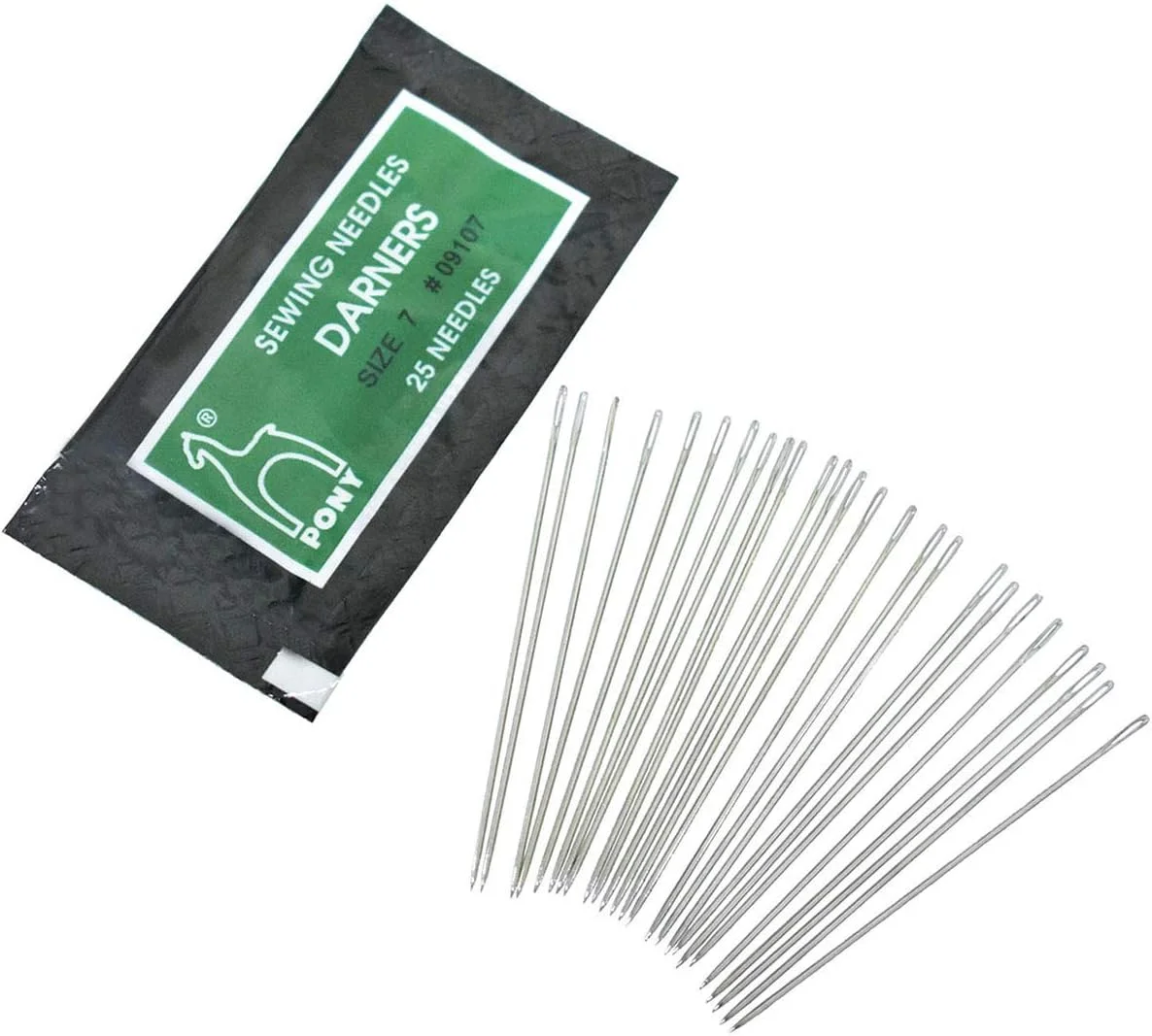 سوزن های درشت دوز اسب M Fabrics برای مصارف صنایع دستی و گلدوزی 1 بسته (25 سوزن، سایز 7)