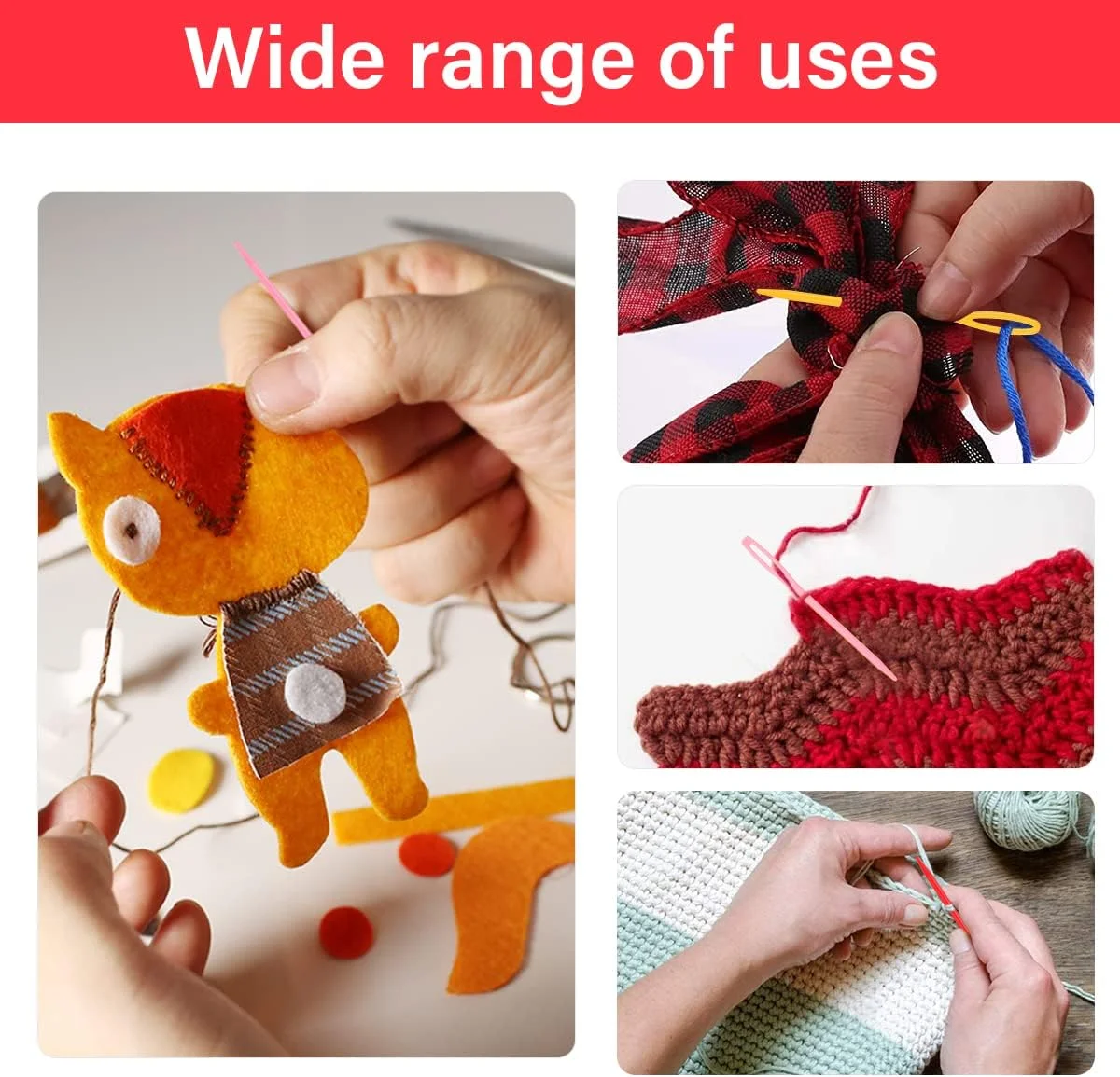 سوزن های پلاستیکی خیاطی چشم بزرگ Fantasyon، 20 عدد، سوزن های چشم بزرگ برای خیاطی 4 سانتی متر / 5.6 سانتی متر / 7 سانتی متر / 9.4 سانتی متر، سوزن های پلاستیکی برای کودکان برای صنایع دستی خیاطی و DIY کودکان سوزن های پلاستیکی خیاطی چشم بزرگ Fantasyon، 20 عدد، سوزن های چشم بزرگ برای خیاطی 4 سانتی متر / 5.6 سانتی متر / 7 سانتی متر / 9.4 سانتی متر، سوزن های پلاستیکی برای کودکان برای صنایع دستی خیاطی و DIY کودکان