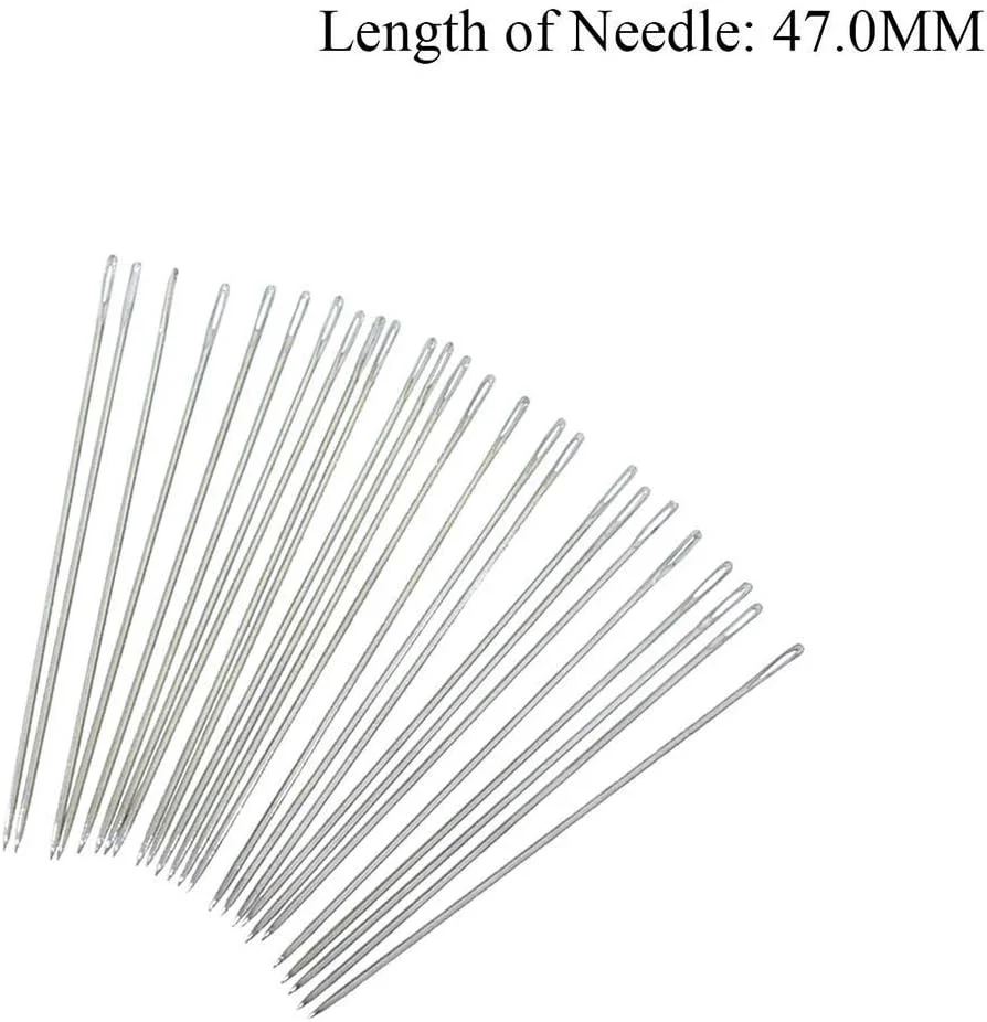 سوزن های درشت دوز اسب M Fabrics برای مصارف صنایع دستی و گلدوزی 1 بسته (25 سوزن، سایز 7)