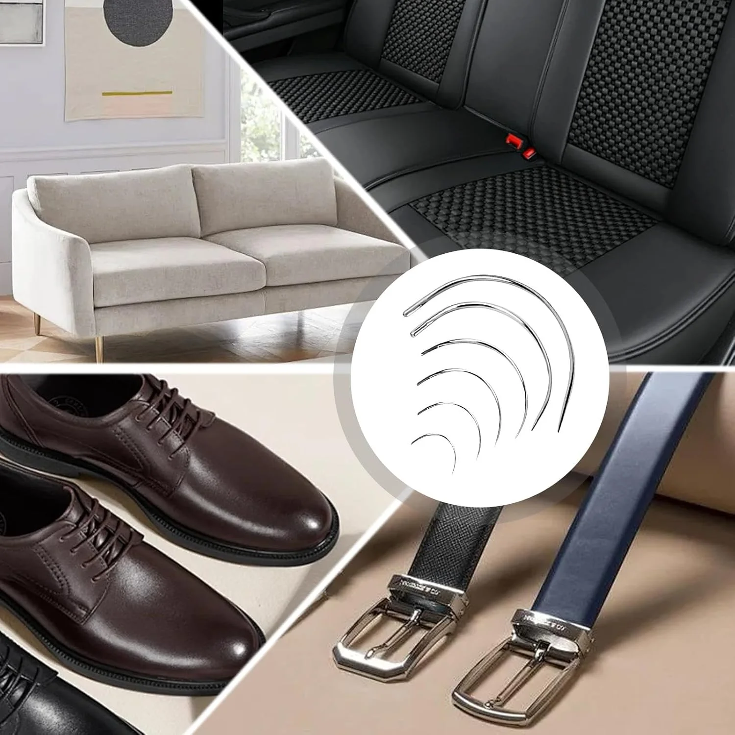 EOWVISN سوزن های خمیده 12 عددی، سوزن های خیاطی خمیده، لوازم جانبی خیاطی DIY، ابزار خیاطی، سوزن های خمیده، سوزن های خمیده نوع C EOWVISN سوزن های خمیده 12 عددی، سوزن های خیاطی خمیده، لوازم جانبی خیاطی DIY، ابزار خیاطی، سوزن های خمیده، سوزن های خمیده نوع C