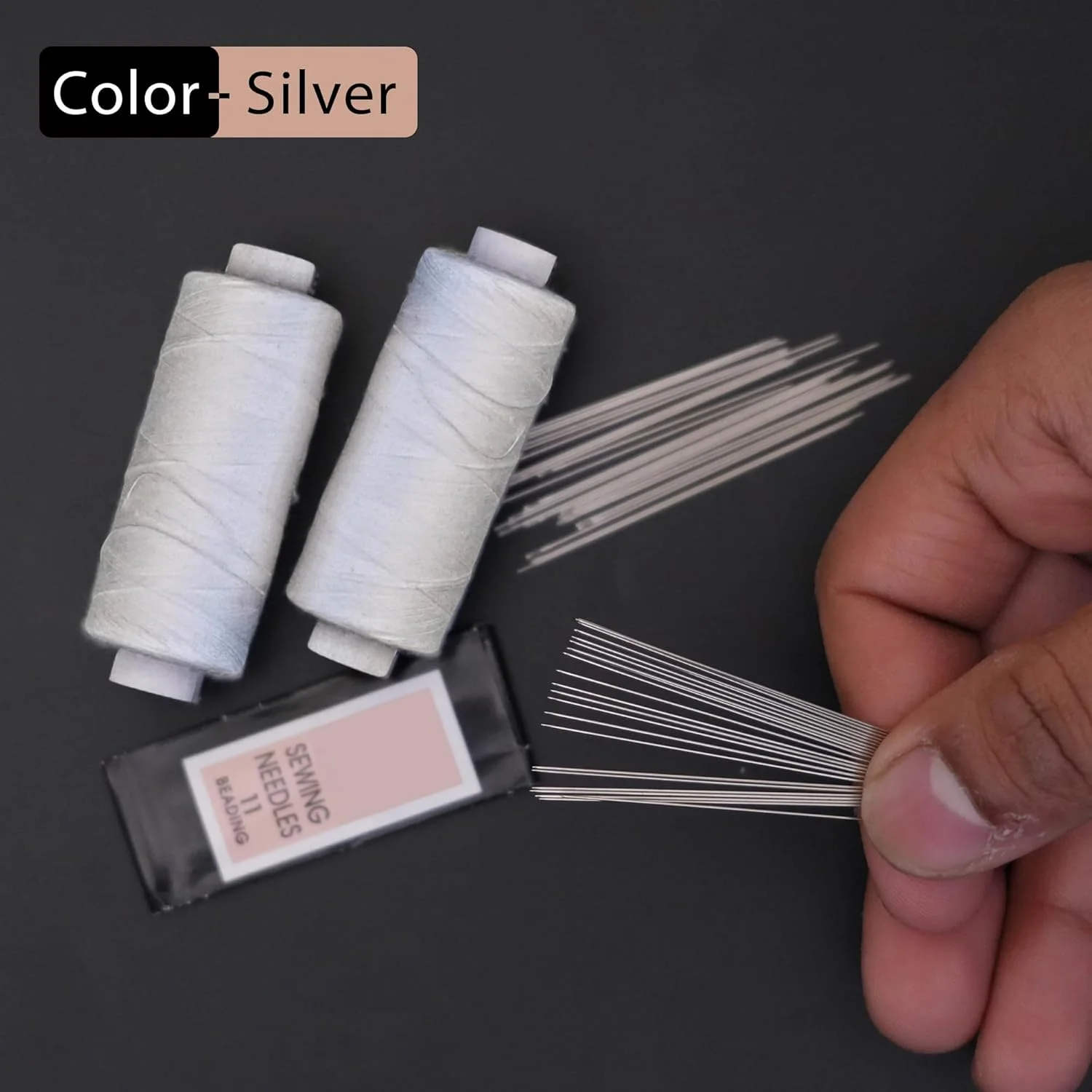 سوزن های پولک دوزی Pony مناسب برای مهره دوزی، خیاطی و گلدوزی دستی سایز 11: 3 بسته - طول سوزن: 53 میلی متر سوزن های پولک دوزی Pony مناسب برای مهره دوزی، خیاطی و گلدوزی دستی سایز 11: 3 بسته - طول سوزن: 53 میلی متر