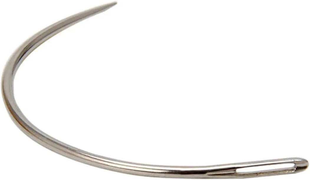 سوزن های گلدوزی استیل ضد زنگ چشم بزرگ C شکل خمیده (سوزن های بافت مو) برای خیاطی دستی، مهره دوزی، دوخت در مناطق تنگ یا دور از دسترس و گلدوزی (1.5 اینچ، 5 عدد) (1.5 اینچ) سوزن های گلدوزی استیل ضد زنگ چشم بزرگ C شکل خمیده (سوزن های بافت مو) برای خیاطی دستی، مهره دوزی، دوخت در مناطق تنگ یا دور از دسترس و گلدوزی (1.5 اینچ، 5 عدد) (1.5 اینچ)