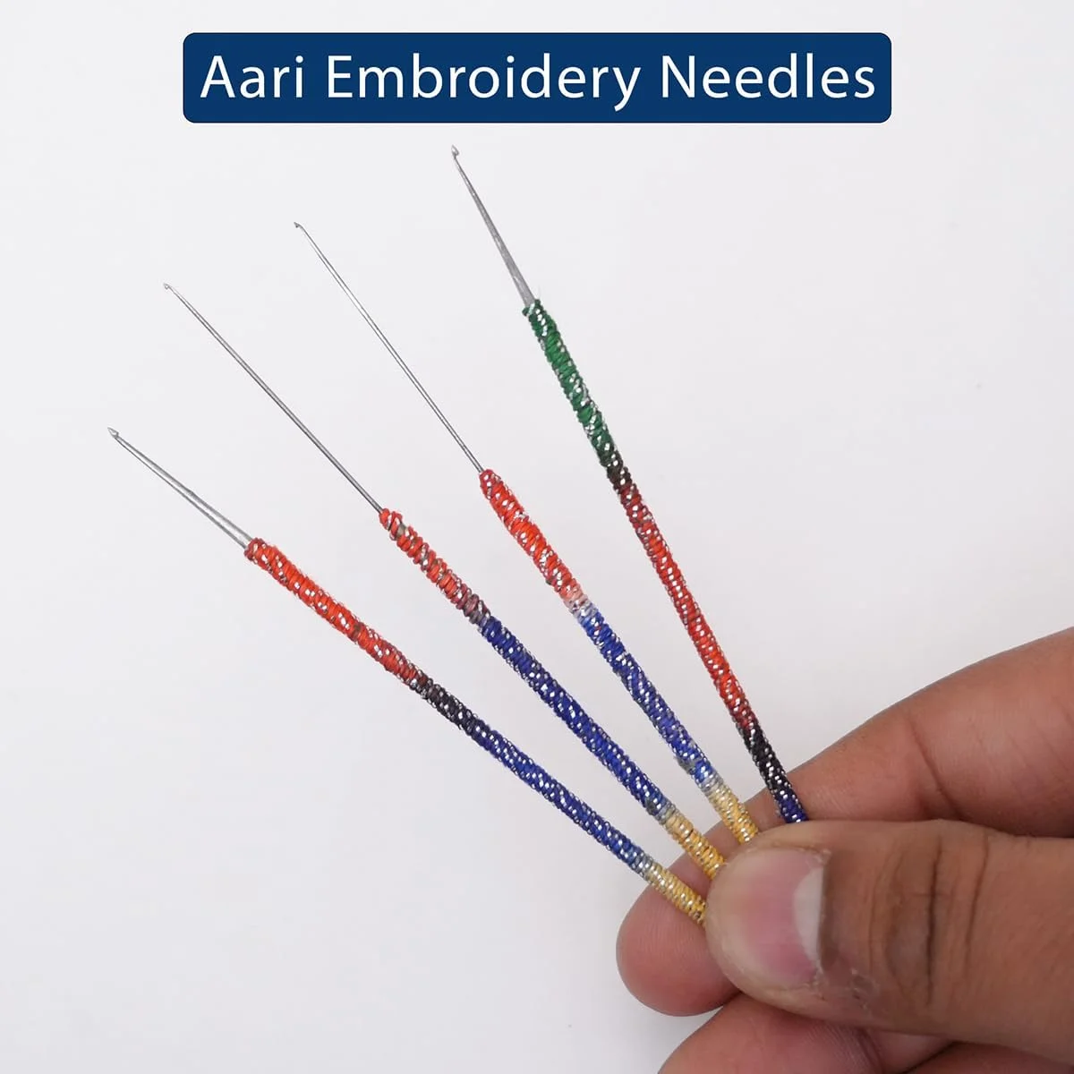 سوزن های گلدوزی آری Embroiderymaterial برای مهره دوزی و کارهای گلدوزی (بسته 4 عددی) سوزن های گلدوزی آری Embroiderymaterial برای مهره دوزی و کارهای گلدوزی (بسته 4 عددی)