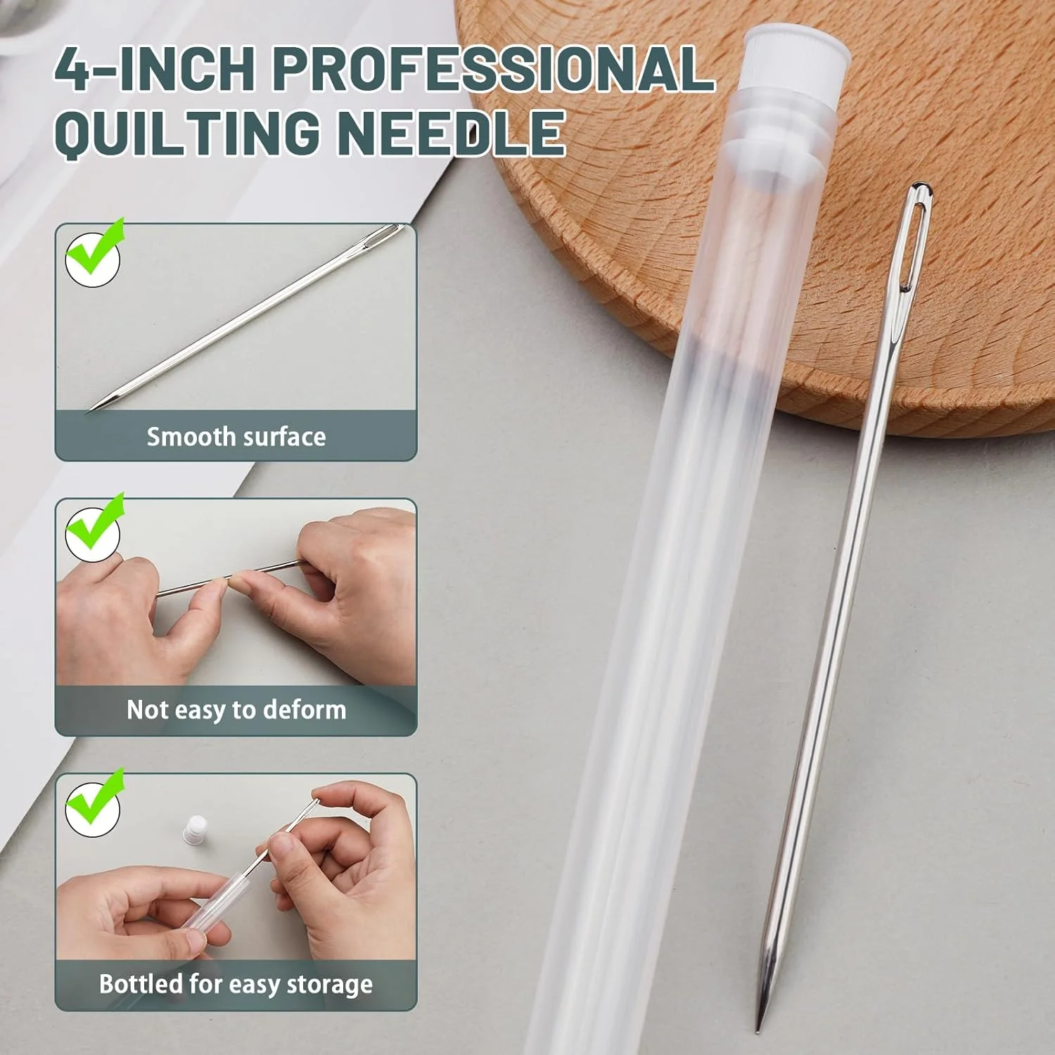 سوزن خیاطی بزرگ 4 اینچی، سوزن های خیاطی دستی، سوزن های گلدوزی، سوزن های روکش مبلمان برای خیاطی دستی با لوله نگهداری سوزن برای تعمیر، لحاف دوزی، دوخت سوزن خیاطی بزرگ 4 اینچی، سوزن های خیاطی دستی، سوزن های گلدوزی، سوزن های روکش مبلمان برای خیاطی دستی با لوله نگهداری سوزن برای تعمیر، لحاف دوزی، دوخت