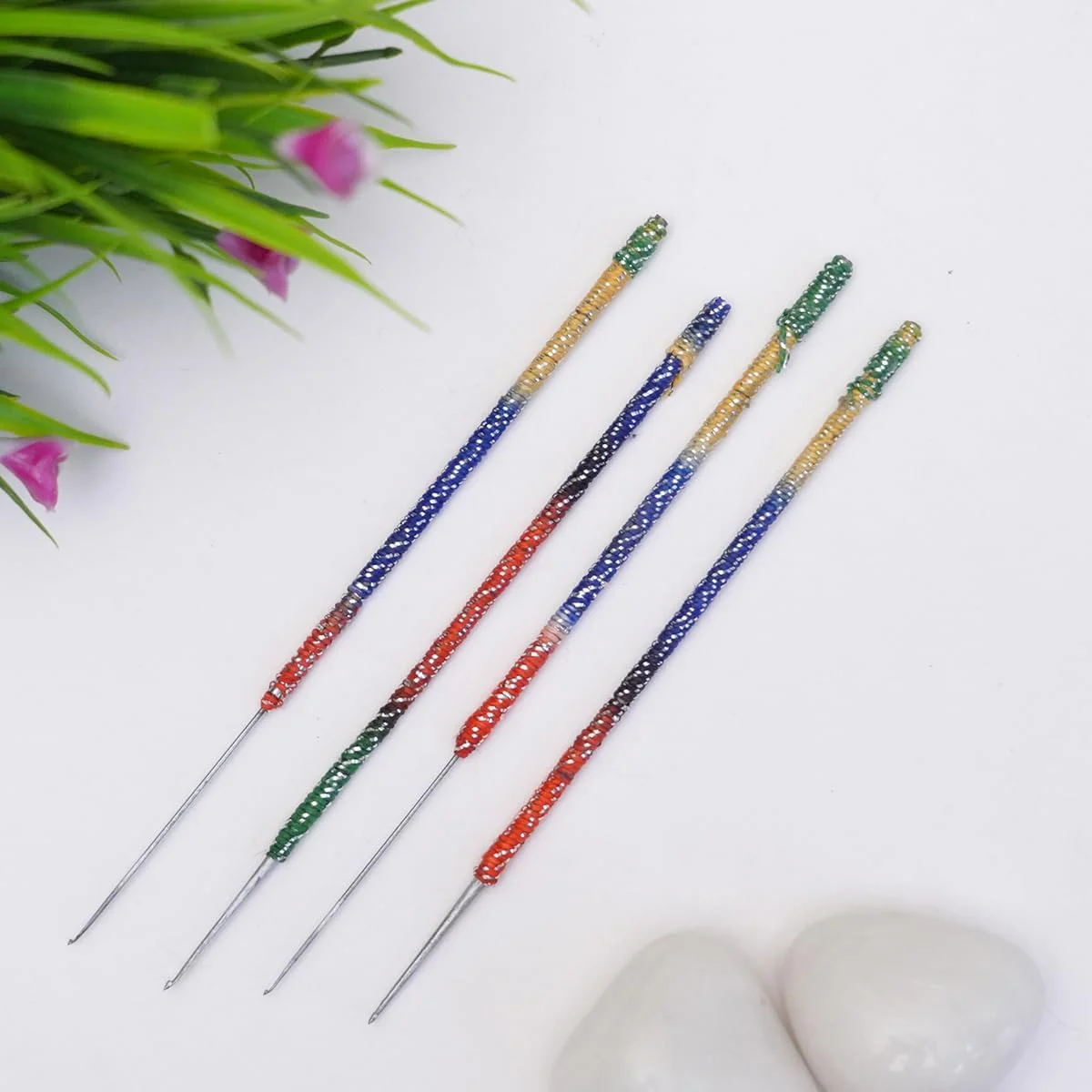 سوزن های گلدوزی آری Embroiderymaterial برای مهره دوزی و کارهای گلدوزی (بسته 4 عددی) سوزن های گلدوزی آری Embroiderymaterial برای مهره دوزی و کارهای گلدوزی (بسته 4 عددی)