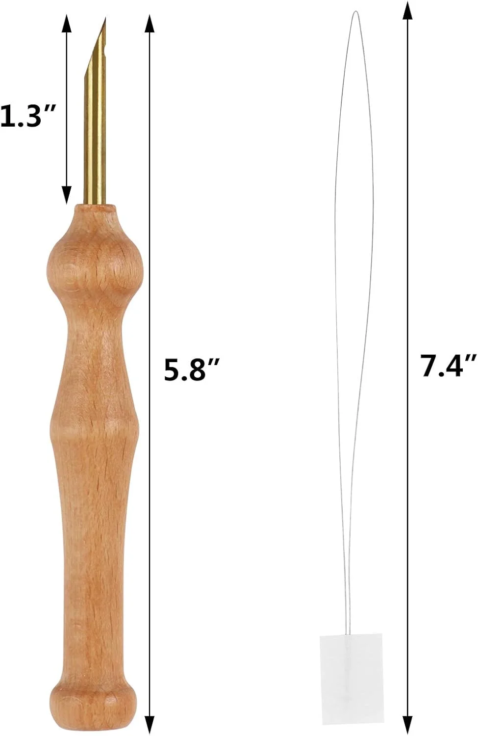 قلم های گلدوزی دسته چوبی Benbo، 3 عدد سوزن پانچ گلدوزی نخ و 3 عدد سوزن نخ کن ابزار بافندگی DIY دوخت تزئینی وصله دوزی قلاب بافی فرش قلم های گلدوزی دسته چوبی Benbo، 3 عدد سوزن پانچ گلدوزی نخ و 3 عدد سوزن نخ کن ابزار بافندگی DIY دوخت تزئینی وصله دوزی قلاب بافی فرش