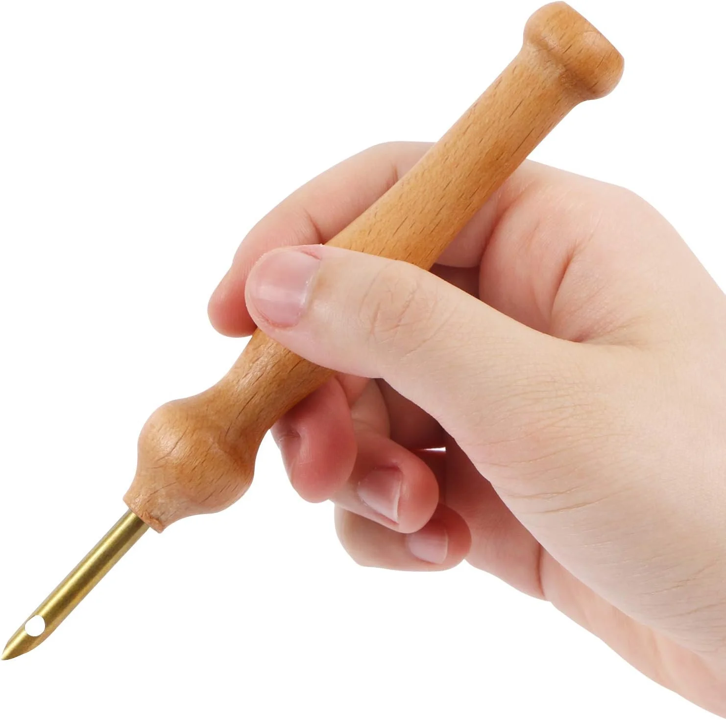 قلم های گلدوزی دسته چوبی Benbo، 3 عدد سوزن پانچ گلدوزی نخ و 3 عدد سوزن نخ کن ابزار بافندگی DIY دوخت تزئینی وصله دوزی قلاب بافی فرش قلم های گلدوزی دسته چوبی Benbo، 3 عدد سوزن پانچ گلدوزی نخ و 3 عدد سوزن نخ کن ابزار بافندگی DIY دوخت تزئینی وصله دوزی قلاب بافی فرش