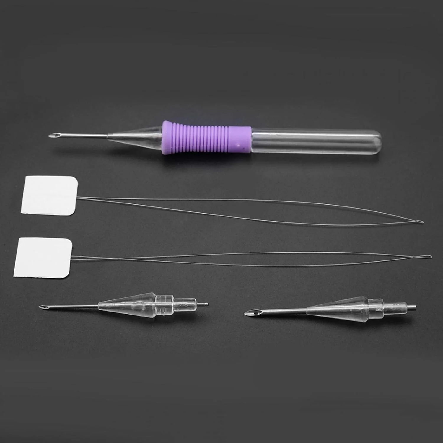 ابزار پانچ سوزنی گلدوزی با قابلیت تعویض، شامل 3 سوزن بخیه، مناسب برای نخ قالی روسی، سوزن پانچ نخ، ابزار بافتنی و خیاطی DIY ابزار پانچ سوزنی گلدوزی با قابلیت تعویض، شامل 3 سوزن بخیه، مناسب برای نخ قالی روسی، سوزن پانچ نخ، ابزار بافتنی و خیاطی DIY