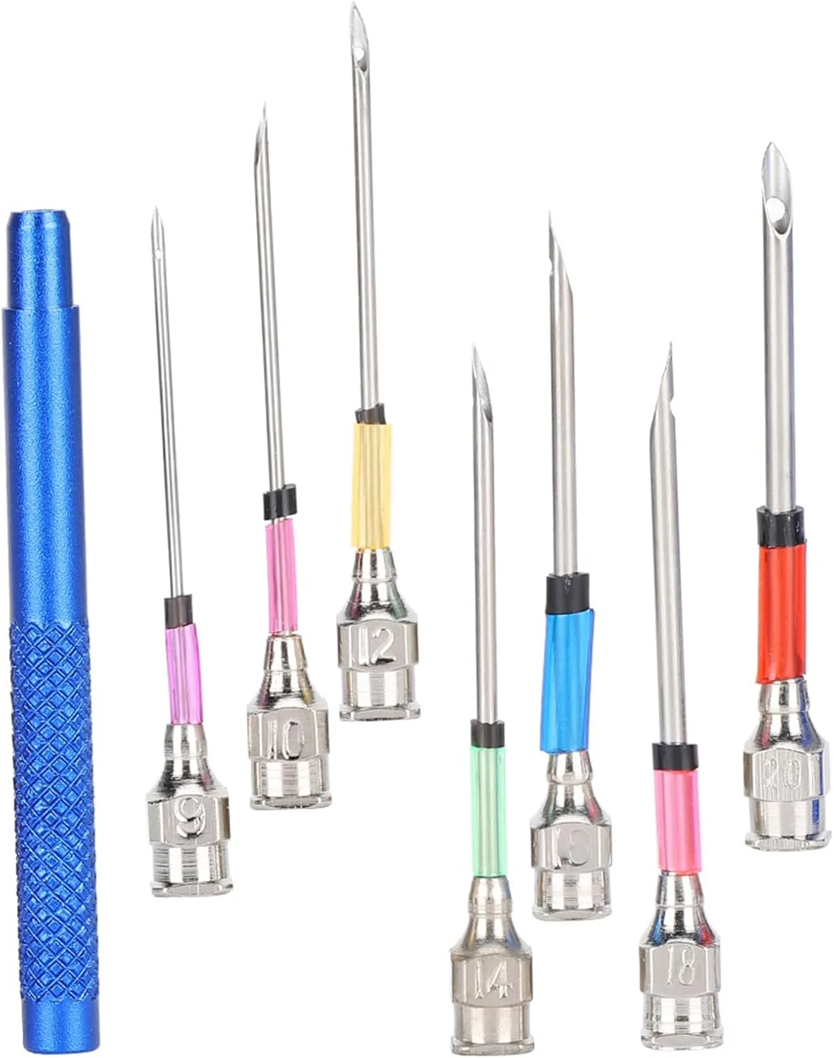 ست سوزن پانچ دوزی فولادی با دسته برای لوازم خیاطی و صنایع دستی DIY ست سوزن پانچ دوزی فولادی با دسته برای لوازم خیاطی و صنایع دستی DIY