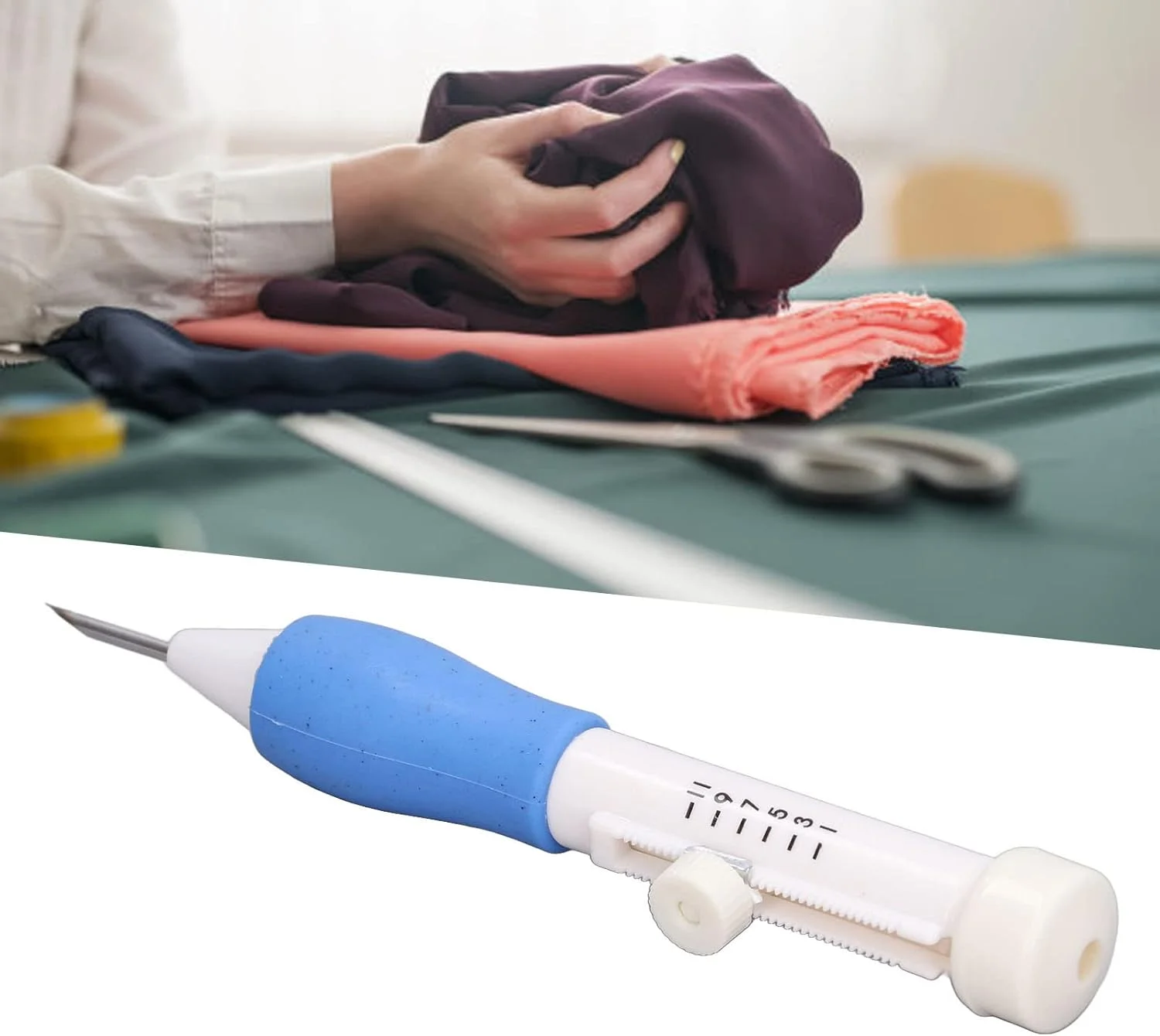 ست سوزن پانچ، ست سوزن دوزی، تسکین فشار، استفاده آسان، پلاستیک ABS با راندمان بالا برای خیاطی و بافندگی