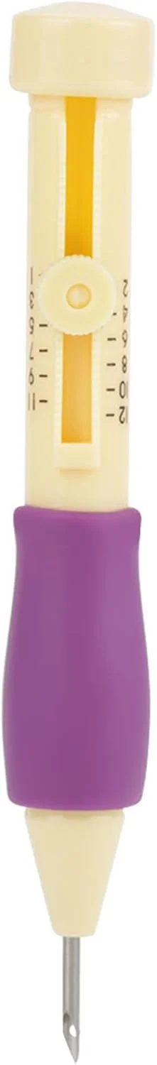 ست سوزن پانچ گلدوزی، سوزن های استیل ضد زنگ ممتاز با دسته راحت برای صنایع دستی DIY و تزئینات پارچه ای [ست سوزن گلدوزی] (#1)